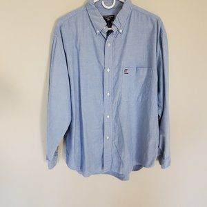 Ralph Lauren Jeans Co. button down shirt blue M